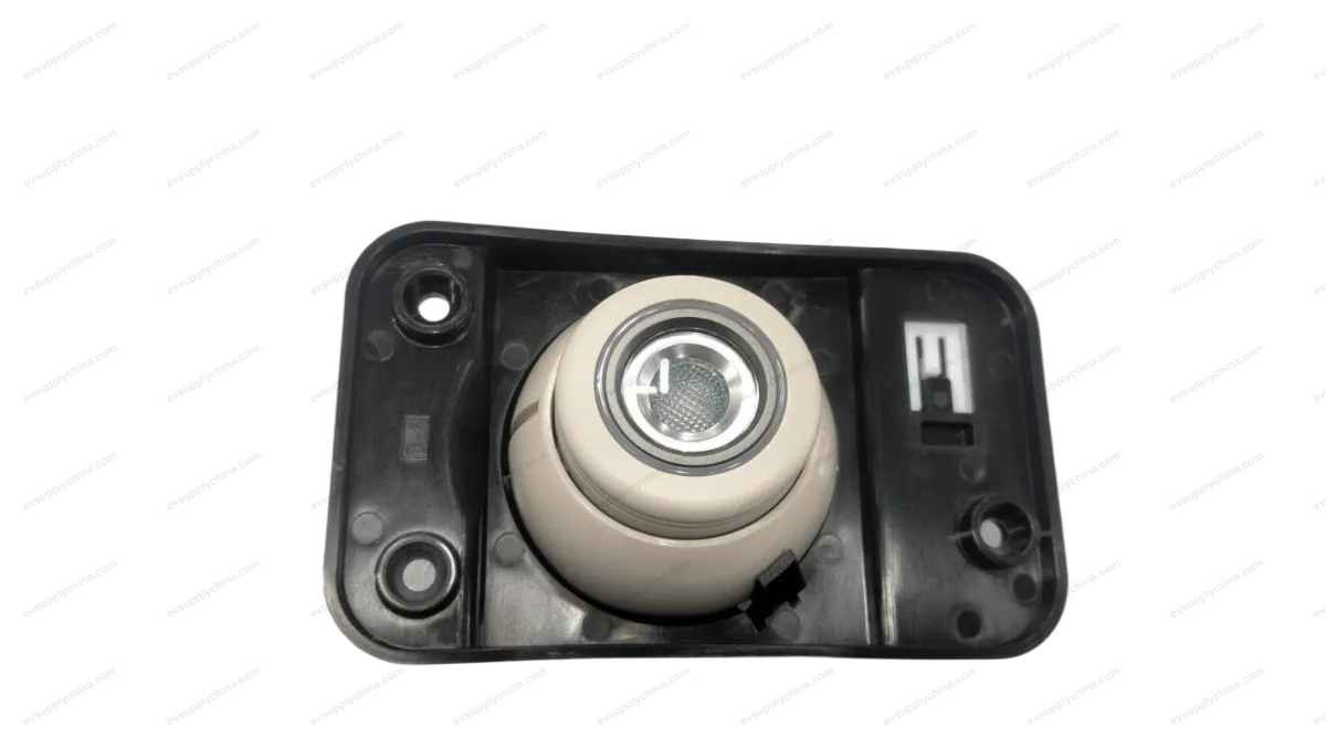 Left center interior light assembly - sandblasted matte gold plating — BYD Denza D9 — OE 15291255-00, MREB-4123050A-00HBY