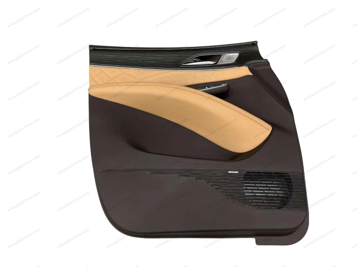 Left front door panel assembly - Almond Brown — BYD Denza D9 — OE 15442430-00, MRHF-6102100-00ZAA