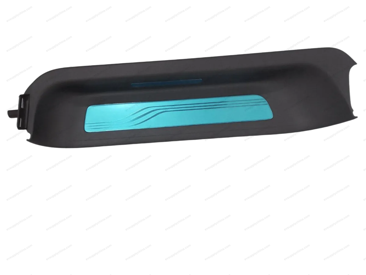 Left front door sill protector assembly - Black Chocolate — BYD Denza D9 — OE 15248239-00, MRHB-5402510B-00ZBD