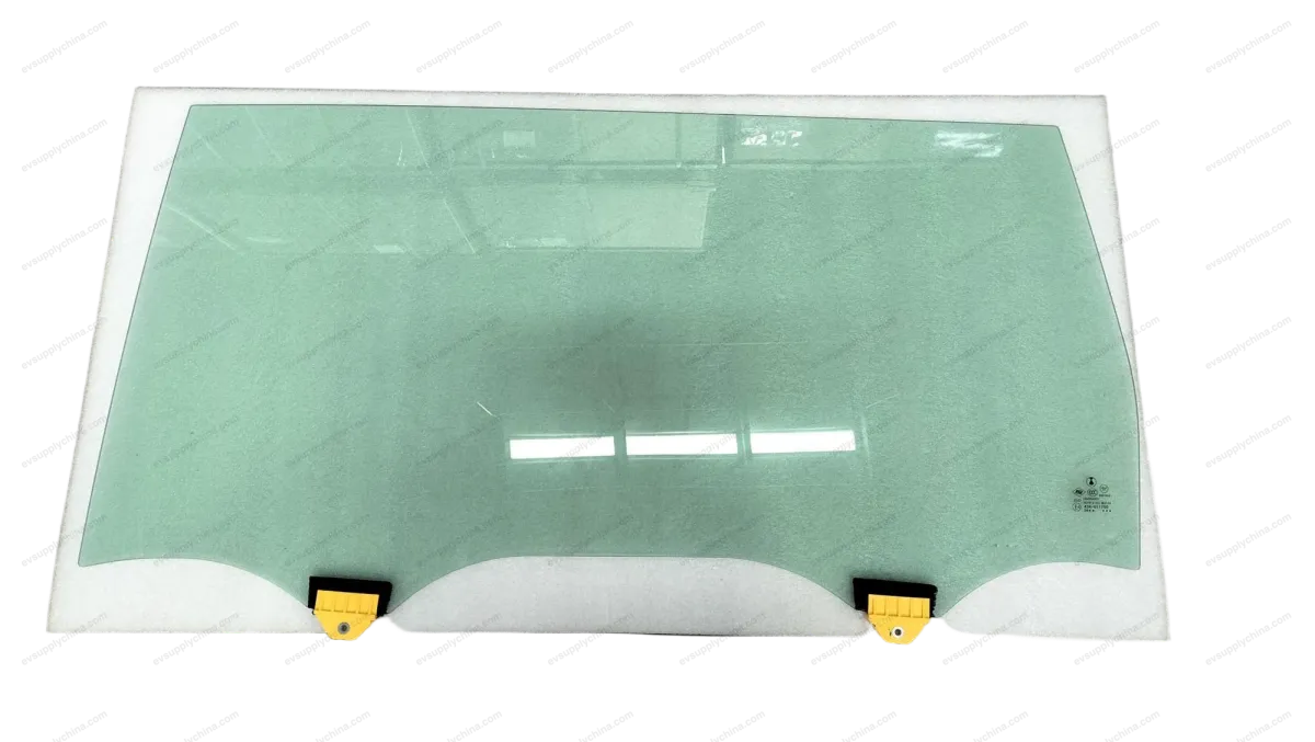 Left rear door glass assembly — BYD Denza D9 — OE 14682776-00, MRHB-6203100B