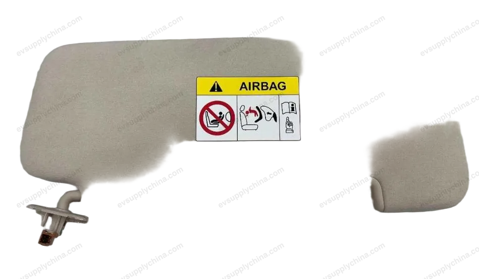Left sun visor assembly - Pergemi — BYD Denza D9 — OE 15638612-00, MREBY-8204010A-00YAY