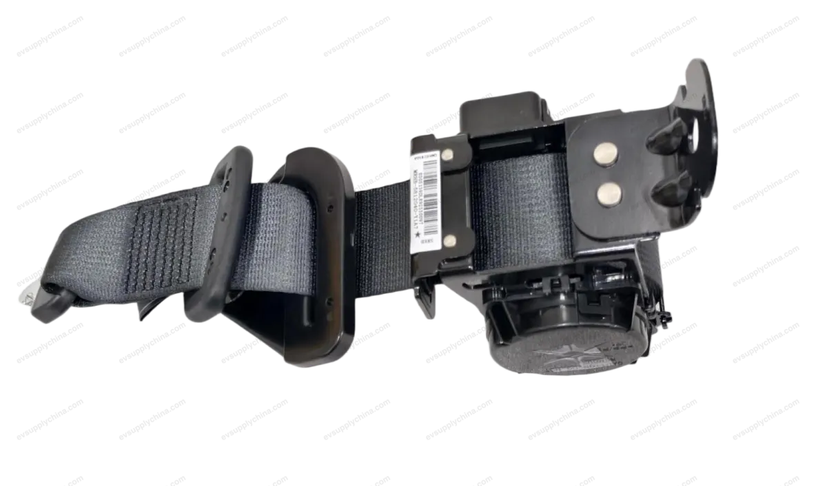 Rear and center three-point seat belt assembly - Deep Black 5 — BYD Denza D9 — OE 15703057-00, MRHB-5812040-Y1A7