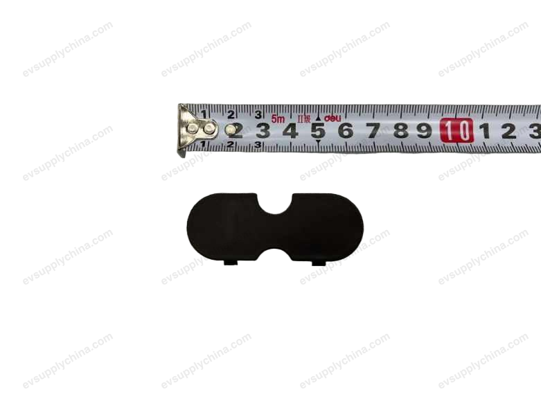Rear door lock ring access cover - black chocolate — BYD Denza D9 — OE 15301410-00, MRHB-6305122-00ZBD