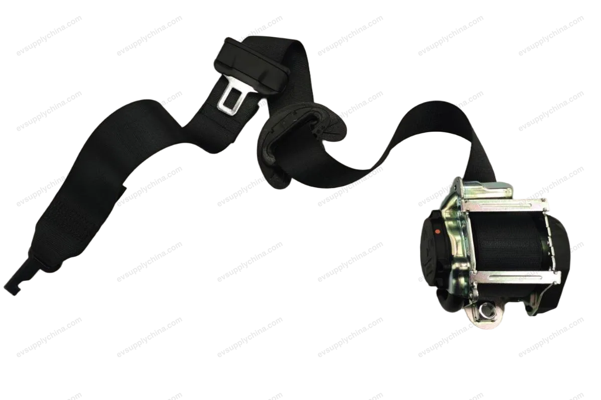 Right front seatbelt assembly - Deep Black 5 — BYD Denza D9 — OE 16652994-00, MREBY-5811020-00A7