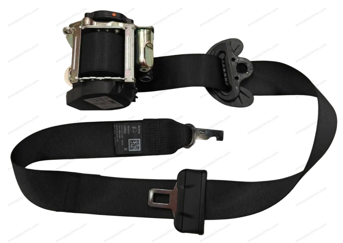 Right front seatbelt assembly - Deep Black 5 — BYD Denza D9 — OE 15703065-00, MRHB-5811020-Y1A7